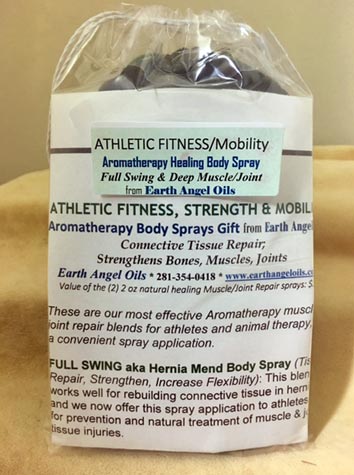 Athletic Fitness Mobility Body Spray Aromatherapy Gift