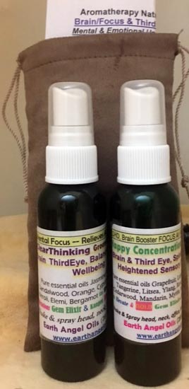 Brain Focus and Third Eye Sprays Aromatherapy Gift #2