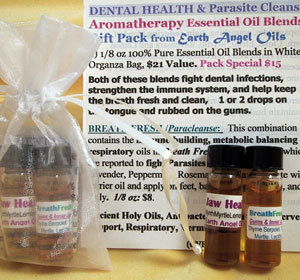 Dental Health/Chakra Pack in Gift Bag