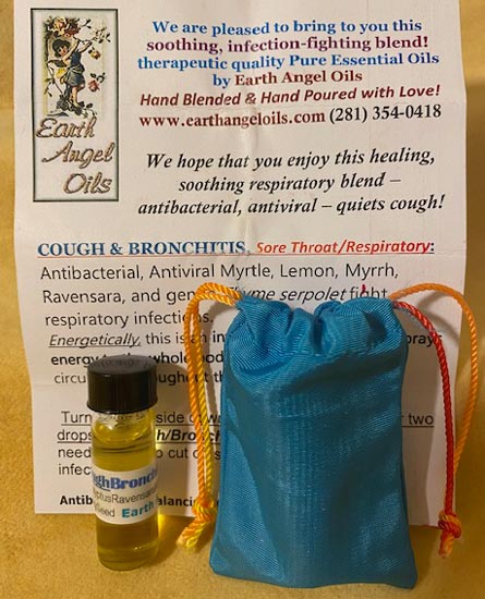 COUGH/BRONCHITIS Antiviral/Antibacterial Blend Gift for Respiratory Relief