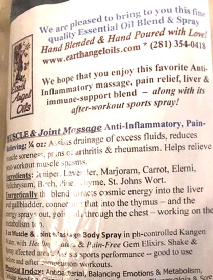 Muscle/Joint Massage Blend/Spray Combo #2