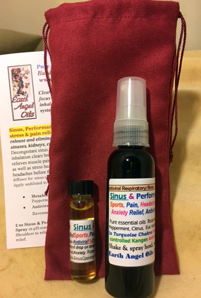 Sinus/Performance Stress/Pain Relief Blend/Spray Combo Gift