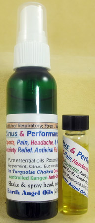 Sinus/Performance Stress/Pain Relief Blend/Spray Combo Gift #3